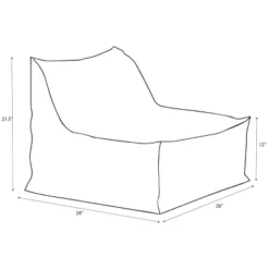 Armless Lounge Kids' Chair Gray - Pillowfort™ -Child Furniture Shop GUEST 966b9091 5c5b 4f7f 8216 3d51e3ee45b1