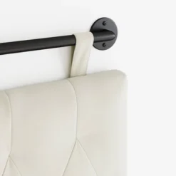 Full/Queen Remi Diamond Button Tufted Headboard Cloud White - Nathan James -Child Furniture Shop GUEST 96e05cef 4007 423a 8590 62078551f877