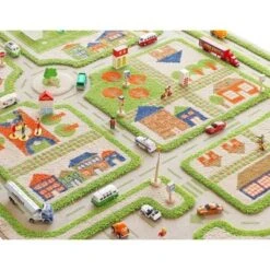 52.5"x71" Traffic Green 3D Play Rug - IVI -Child Furniture Shop GUEST 97699dfc 2eb3 4f72 90e5 c00e67b9e93b