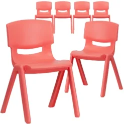 Flash Furniture 6 Pack Plastic Stackable School Chair With 13.25" Seat Height -Child Furniture Shop GUEST 979dee3f 9b7b 476e 8d7d 225b1075c7b8