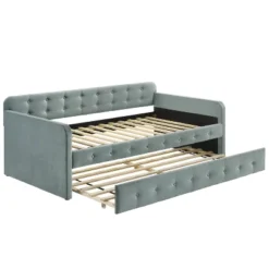 Twin Elyria Contemporary Tufted Daybed - MiBasics -Child Furniture Shop GUEST 99b266a5 7ff5 426d 8b6c a7fa162ee881