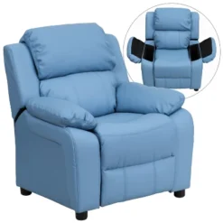 Emma And Oliver Deluxe Padded Contemporary Kids Recliner With Storage Arms 35 Emma And Oliver Deluxe Padded Contemporary Kids Recliner With Storage Arms -Child Furniture Shop GUEST 9a1a9969 c74b 49af bed0 63829ebf2435