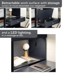 Twin Asten Loft Bed With Desk Blueberry - South Shore -Child Furniture Shop GUEST 9daf2335 f119 4ad3 aa33 d3b4349836ba