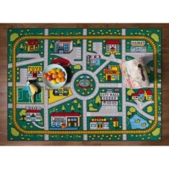 World Rug Gallery Kids Educational Learning City Life Road Non Slip Area Rug -Child Furniture Shop GUEST a0214ae6 fb8c 4c27 a0bf 98cd97cc3666
