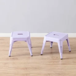 Harper & Hudson Set Of 2 Kids' Metal Stools - ACEssentials -Child Furniture Shop GUEST a025d4b8 ac14 4fa8 b46e 2e587f03329a