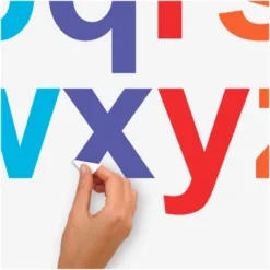 Colorful Lowercase Alphabet Giant Peel And Stick Wall Decals - RoomMates 10 Colorful Lowercase Alphabet Giant Peel And Stick Wall Decals - RoomMates -Child Furniture Shop GUEST a17f549d 95dd 48a6 afd8 248290e80220