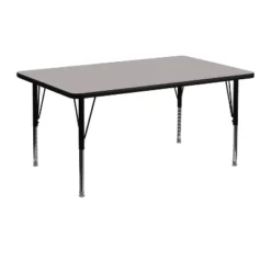 Emma And Oliver 24x48 Rectangle HP Laminate Adjustable Preschool Activity Table -Child Furniture Shop GUEST a28c6f1d 5563 4699 bc8d 4af575ed2862
