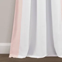 40"x84" Kids' Block Border 100% Lined Grommet Blackout Single Window Curtain Panel - Lush Décor -Child Furniture Shop GUEST a2b888b9 7991 44c1 990f cba5c0f5b62d