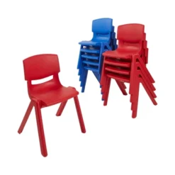 ECR4Kids 12 Inch Plastic Stackable Classroom Stack Chairs, Indoor/Outdoor For Kids-10pk -Child Furniture Shop GUEST a2fb4ba7 583c 426a bd9d 4cab137a11da