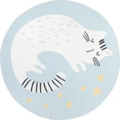 NuLOOM Adalynn Sleepy Cat Kids Machine Washable Area Rug -Child Furniture Shop GUEST a46c4adf 0e24 4e5c 9ecd 30623f3bf22f