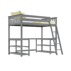Max & Lily Twin-Size High Loft Bed With Wraparound Desk & Shelves 13 Max & Lily Twin-Size High Loft Bed With Wraparound Desk & Shelves -Child Furniture Shop GUEST a7bb3138 79e6 4e7f adb7 283a57b8f59a