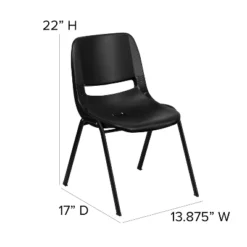 Flash Furniture HERCULES Series 440 Lb. Capacity Kid's Ergonomic Shell Stack Chair With 12" Seat Height -Child Furniture Shop GUEST a91fcc09 8648 4259 9bd9 29dc95097726
