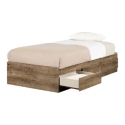 Arlen Mates Bed With 3 Drawers Weathered Oak - South Shore -Child Furniture Shop GUEST ac891cdf 3d95 4278 a755 da1bc80a6804