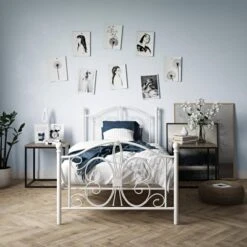 Twin Kids' Bombay Metal Bed White - Room & Joy -Child Furniture Shop GUEST af02aa89 6960 4d98 911d 3c9504ccbb39