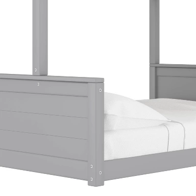 Twin Over Full Capri Wood Bunk Bed Gray - Hillsdale Furniture 14 Twin Over Full Capri Wood Bunk Bed Gray - Hillsdale Furniture - Image 12