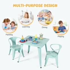 Costway Kids Steel 27'' Square Table Children Play Learn Activity Table Indoor Outdoor 17 Costway Kids Steel 27'' Square Table Children Play Learn Activity Table Indoor Outdoor -Child Furniture Shop GUEST af241093 700f 42b0 9069 1d8f626f81c3