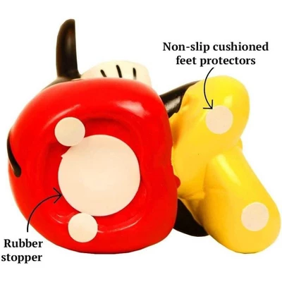 Fashion Accessory Bazaar LLC Disney Mickey Mouse 8 Inch Ceramic Bank 5 Fashion Accessory Bazaar LLC Disney Mickey Mouse 8 Inch Ceramic Bank - Image 3