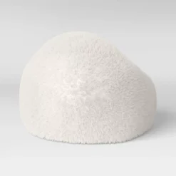 Long Fur Kids' Bean Bag Cream - Pillowfort™ -Child Furniture Shop GUEST b3272a7d 00c1 4f6a aeac 00c60339218b
