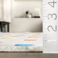 NuLOOM Ilse Colorful Dots Machine Washable Kids Area Rug -Child Furniture Shop GUEST b46cb4d2 fa59 46a2 b96f 9ef0185f2e23