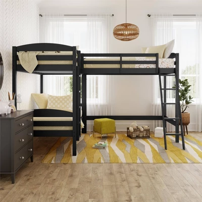 Twin Veronica Triple Wood Bunk Bed - Room & Joy 4 Twin Veronica Triple Wood Bunk Bed - Room & Joy - Image 2
