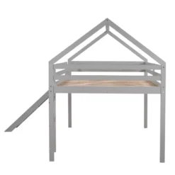 Full Size House Shape Loft Bed With Slides - ModernLuxe -Child Furniture Shop GUEST b4f384b1 4154 4124 9a04 f697091151da