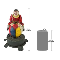 Design Toscano Spinning Acrobat Clown On Globe Authentic Iron Mechanical Bank -Child Furniture Shop GUEST b591cc37 9d7d 4649 9ed9 e715a20d4979