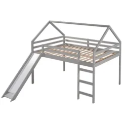Full Size House Shape Loft Bed With Slides - ModernLuxe -Child Furniture Shop GUEST b6934fcd c2f8 4402 8526 8ccbd7ef692b