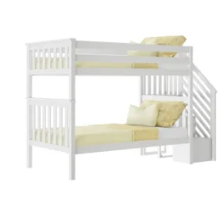 Max & Lily Twin Over Twin Staircase Bunk Bed 14 Max & Lily Twin Over Twin Staircase Bunk Bed -Child Furniture Shop GUEST b6ed9235 3606 45df a9d3 8b67c53cf35f