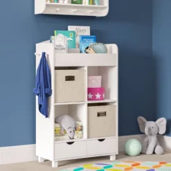 Kids' Book Nook Cubby Storage Cabinet With Bookrack - RiverRidge Home -Child Furniture Shop GUEST b8381782 6b6c 48b1 b3c2 bb02b7ca4b28
