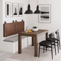 Harlow Headboard Sand Gray Fabric Vintage Brown - Nathan James -Child Furniture Shop GUEST b8657940 1817 45e4 9b96 b5d538b70522