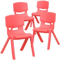Emma And Oliver 4 Pack Plastic Stack School Chair With 12" Seat Height - Kids Chair 27 Emma And Oliver 4 Pack Plastic Stack School Chair With 12" Seat Height - Kids Chair -Child Furniture Shop GUEST b9492034 9990 4a1e 86e5 ff25fdd84121 1