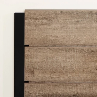 Arlen Mates Bed And Headboard Set Weathered Oak - South Shore 9 Arlen Mates Bed And Headboard Set Weathered Oak - South Shore - Image 7