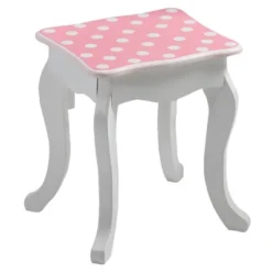 Polka Dot Fashion Prints Vanity Table & Stool Set Pink - Teamson Kids 12 Polka Dot Fashion Prints Vanity Table & Stool Set Pink - Teamson Kids -Child Furniture Shop GUEST bec6bb26 3e7f 4cf6 926c 5346cfb0e3a8