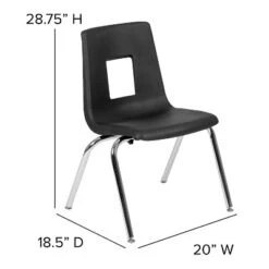 Flash Furniture Advantage 4-pack Student Stack School Chair - 16-inch -Child Furniture Shop GUEST c07307a0 a4d5 4461 8022 06efbc9aabca