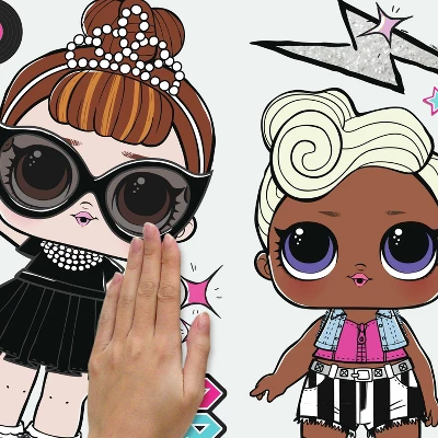 Lol Surprise Rock Star Peel And Stick Wall Decal - RoomMates 6 Lol Surprise Rock Star Peel And Stick Wall Decal - RoomMates - Image 4