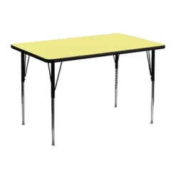 Flash Furniture 30''W X 48''L Rectangular Thermal Laminate Activity Table - Standard Height Adjustable Legs -Child Furniture Shop GUEST c2cc41a1 fa56 496b 89d8 0c786d5e89a0