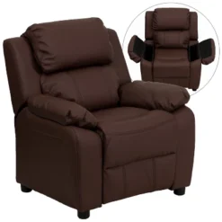 Emma And Oliver Deluxe Padded Contemporary Kids Recliner With Storage Arms 36 Emma And Oliver Deluxe Padded Contemporary Kids Recliner With Storage Arms -Child Furniture Shop GUEST c3c889eb c115 438b a039 353c60c56b22