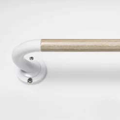 Blackout Kids' Curtain Rod Natural Wood/White - Pillowfort™ -Child Furniture Shop GUEST c79cd4e8 6019 4b07 a1be 514978eec1d8