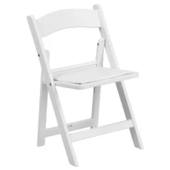 Flash Furniture Kids Folding Chairs With Padded Seats | Set Of 2 White Resin Folding Chair With Vinyl Padded Seat For Kids -Child Furniture Shop GUEST c864bc29 0330 4869 adc5 372f152853d2