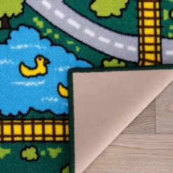 World Rug Gallery Kids Educational Learning City Life Road Non Slip Area Rug -Child Furniture Shop GUEST c9444c60 e327 425d 9057 d0e9212dcbe5