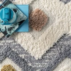 Kirsty Colorful Checkers Kids Tassel Area Rug -Child Furniture Shop GUEST ca49fc72 387a 468d b953 336d9da61759