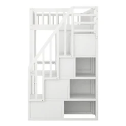 Twin Size Loft Bed With Shelf, Drawers, Desk And Wardrobe - ModernLuxe 18 Twin Size Loft Bed With Shelf, Drawers, Desk And Wardrobe - ModernLuxe -Child Furniture Shop GUEST ca9d64d6 5fa8 4643 aa51 1b097f9f250d