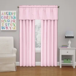 Microfiber Blackout Window Valance Pink Dogwood (18"x42") - Eclipse My Scene -Child Furniture Shop GUEST caca1129 722e 467d 9cde f895a270351e