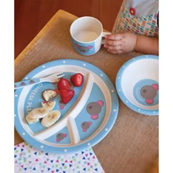 5pc Bamboo Fiber Mouse Dinnerware Set Blue - Red Rover 11 5pc Bamboo Fiber Mouse Dinnerware Set Blue - Red Rover -Child Furniture Shop GUEST cb9c2476 be54 43f3 b7ed a76fe6d201b5