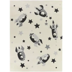 Rocket Dreams Kids' Rug Cream - Balta Rugs -Child Furniture Shop GUEST cd2e7469 d8bb 478a 8f39 02c934cc5ba9