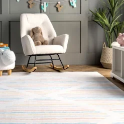 NuLOOM Alise Kids Striped Nursery Or Playroom Area Rug 17 NuLOOM Alise Kids Striped Nursery Or Playroom Area Rug -Child Furniture Shop GUEST d0c5a254 b471 440f b604 c5ca10bc21a3