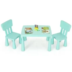 Costway Kids Table & 2 Chairs Set Toddler Activity Play Dining Study Desk Baby Gift -Child Furniture Shop GUEST d0dc71b7 b50f 413c 9d48 e77b05ba841a