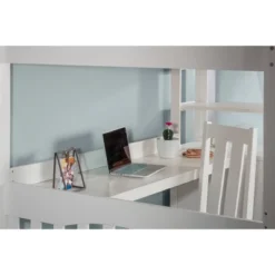 Full Highlands Loft Bed With Desk, Chair And Hanging Nightstand White - Hillsdale Furniture -Child Furniture Shop GUEST d0e1da14 344f 4591 ae84 ed3ddd8f1096