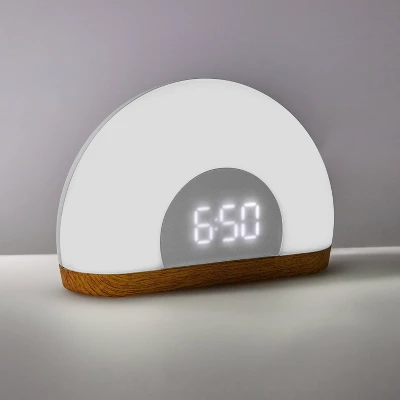 Wake Up Light Rise With Wood Kids' Nightlight - Pillowfort™ 6 Wake Up Light Rise With Wood Kids' Nightlight - Pillowfort™ - Image 4