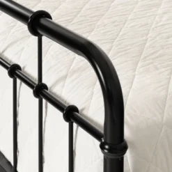 Vito Metal Complete Bed Pure Black - South Shore -Child Furniture Shop GUEST d2332e17 0727 44ef 914a 1b48fb473d9d